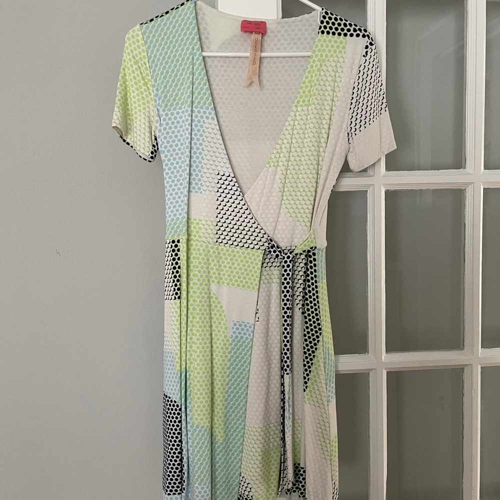 Cute springtime wrap dress by Dressed